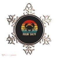Feelin Salty Maryland Crab Sunset Graphic Ornament thumb 0