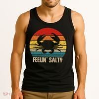 Feelin Salty Maryland Crab Sunset Graphic Tank Top thumb 3
