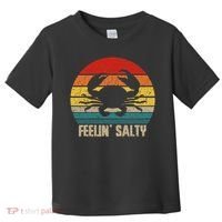 Feelin Salty Maryland Crab Sunset Graphic Toddler T-Shirt thumb 0
