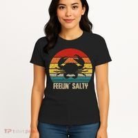 Feelin Salty Maryland Crab Sunset Graphic Women's T-Shirt thumb 4