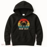 Feelin Salty Maryland Crab Sunset Graphic Kids Hoodie thumb 0