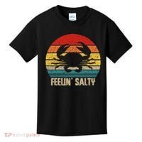 Feelin Salty Maryland Crab Sunset Graphic Kids T-Shirt thumb 0