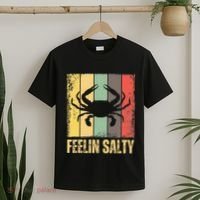 Feelin Salty Maryland Crab Retro Vintage T-Shirt thumb 2