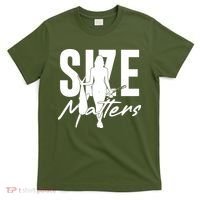 Funny Size Matters Sexy Woman Fisher Fisherman T-Shirt thumb 0