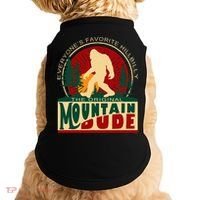 Funny Sasquatch Mountain Dude EveryoneS Favorite Hillbilly Doggie Tank thumb 0