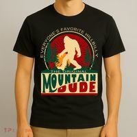 Funny Sasquatch Mountain Dude EveryoneS Favorite Hillbilly T-Shirt thumb 3
