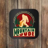 Funny Sasquatch Mountain Dude EveryoneS Favorite Hillbilly Coaster thumb 0