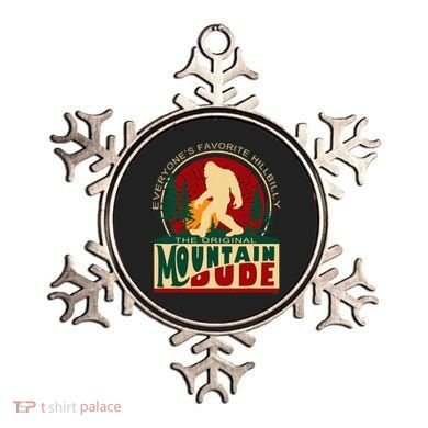 Funny Sasquatch Mountain Dude EveryoneS Favorite Hillbilly Ornament