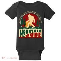 Funny Sasquatch Mountain Dude EveryoneS Favorite Hillbilly Baby Bodysuit thumb 0
