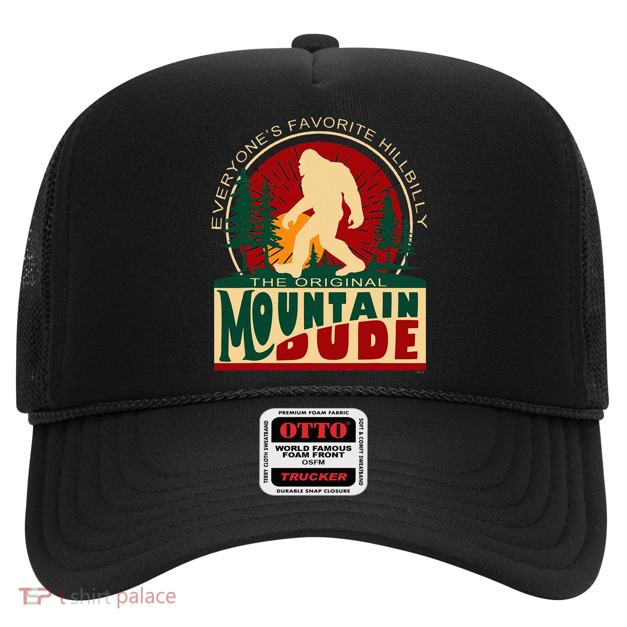 Funny Sasquatch Mountain Dude EveryoneS Favorite Hillbilly Hat