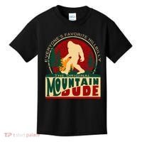 Funny Sasquatch Mountain Dude EveryoneS Favorite Hillbilly Kids T-Shirt thumb 0