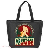Funny Sasquatch Mountain Dude EveryoneS Favorite Hillbilly Tote Bag thumb 0