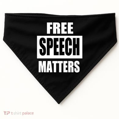 Free Speech Matters USA-Made Doggie Bandana