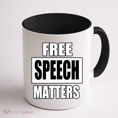 Free Speech Matters Coffee Mug back