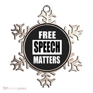 Free Speech Matters Ornament