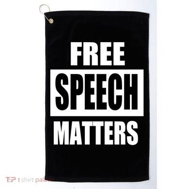 Free Speech Matters Golf Towel