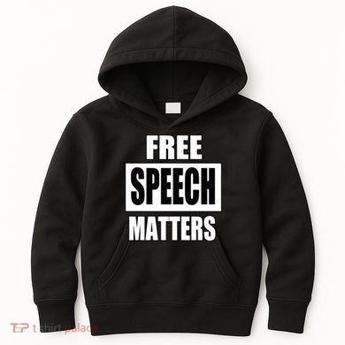 Free Speech Matters Kids Hoodie
