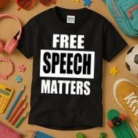 Free Speech Matters Kids T-Shirt thumb 3