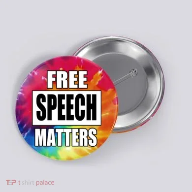 Free Speech Matters Button