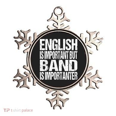 Funny School Marching Band Quote English Joke Ornament