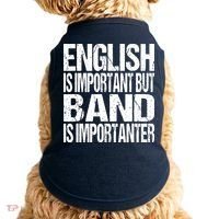 Funny School Marching Band Quote English Joke Doggie Tank thumb 0