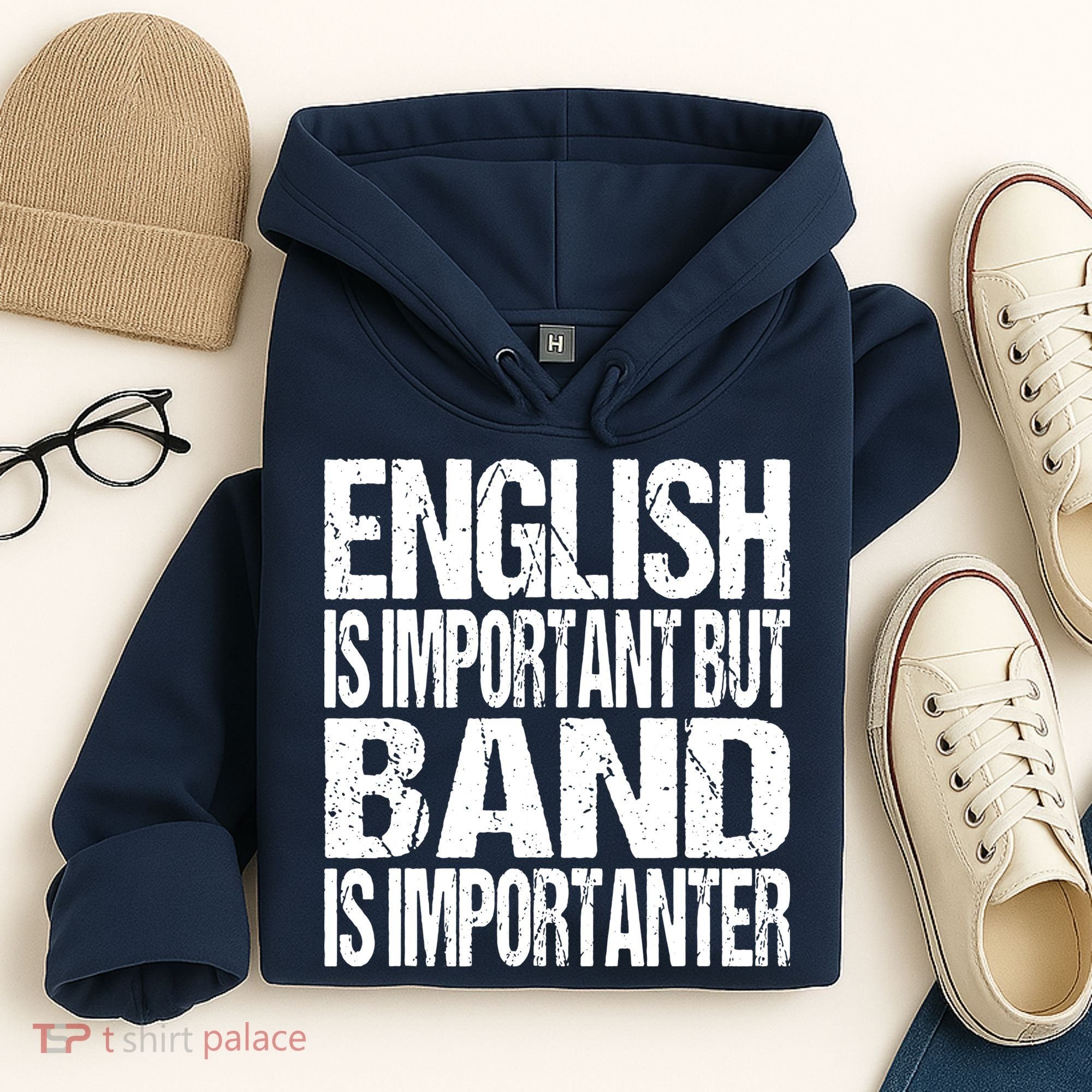 Funny School Marching Band Quote English Joke Hoodie
