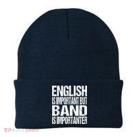Funny School Marching Band Quote English Joke Beanie thumb 0
