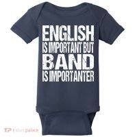 Funny School Marching Band Quote English Joke Baby Bodysuit thumb 0