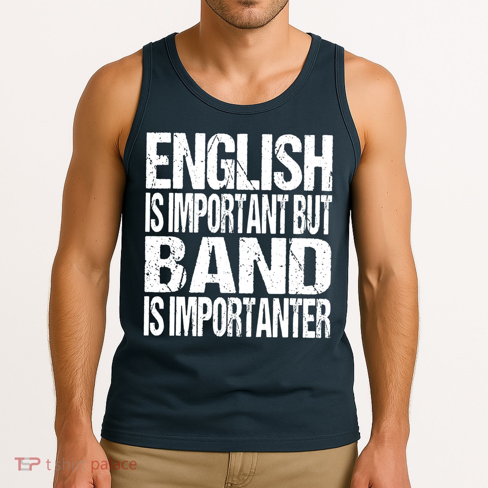 Funny School Marching Band Quote English Joke Tank Top
