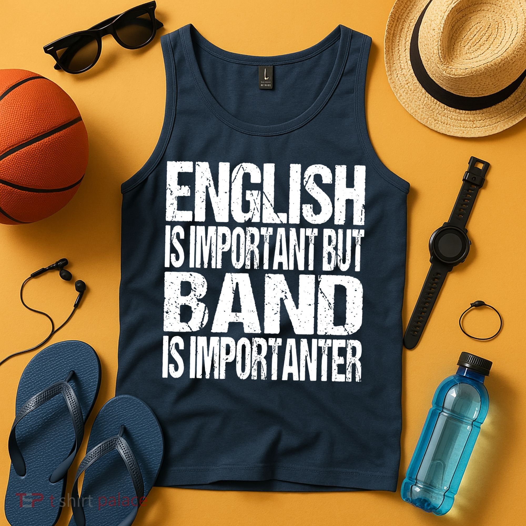 Funny School Marching Band Quote English Joke Tank Top