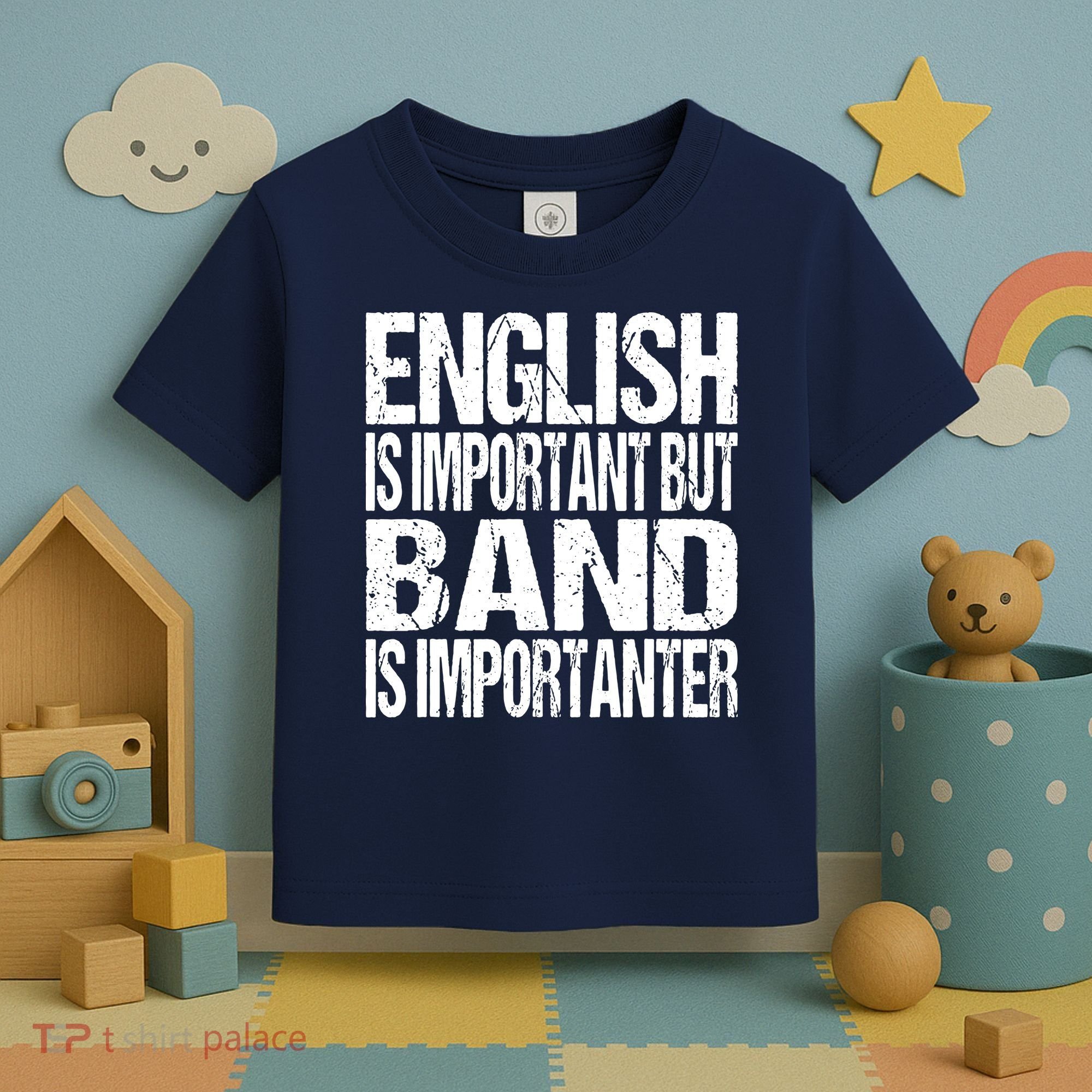 Funny School Marching Band Quote English Joke Toddler T-Shirt