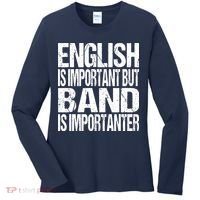 Funny School Marching Band Quote English Joke Women's Long Sleeve Shirt thumb 0