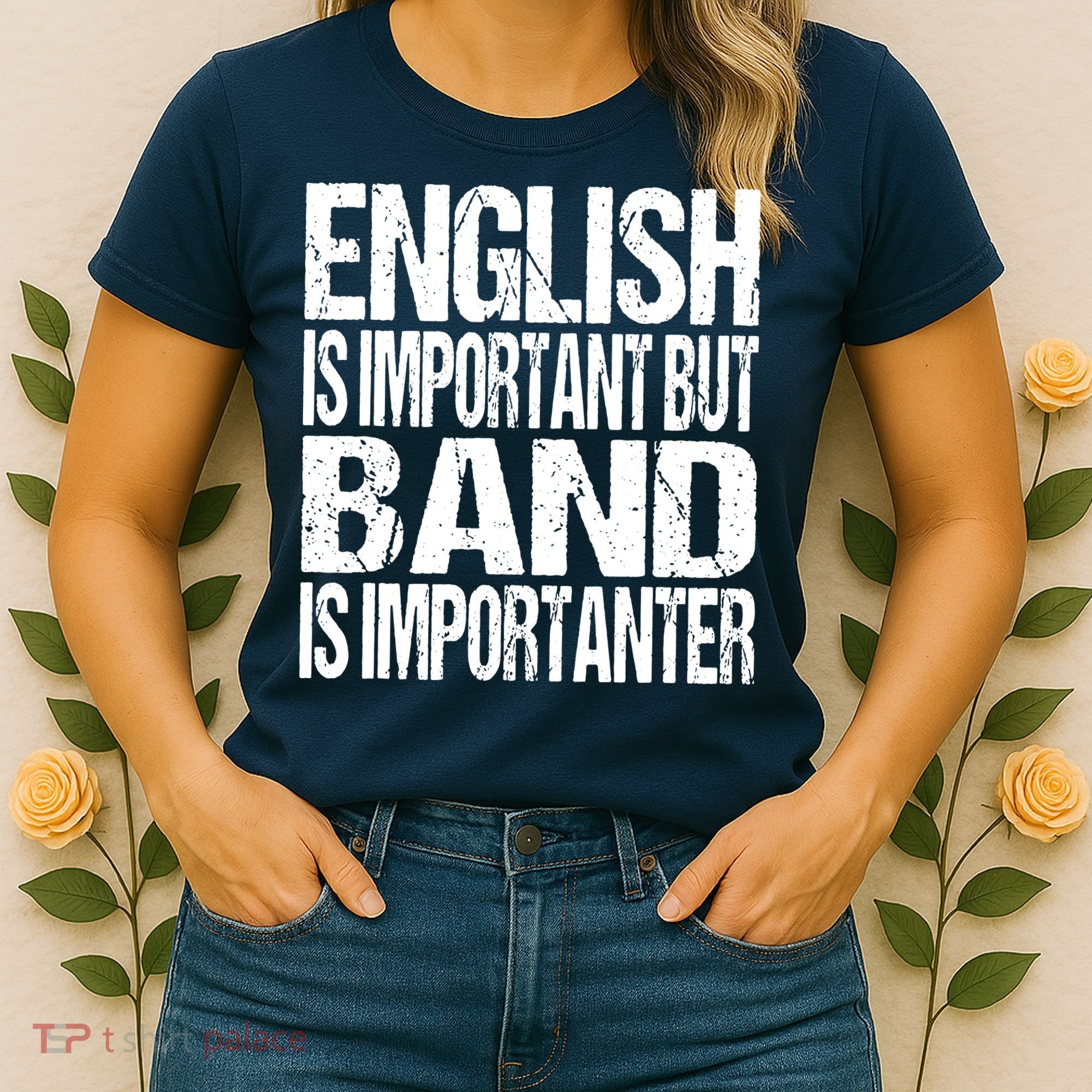 Funny School Marching Band Quote English Joke Women's T-Shirt