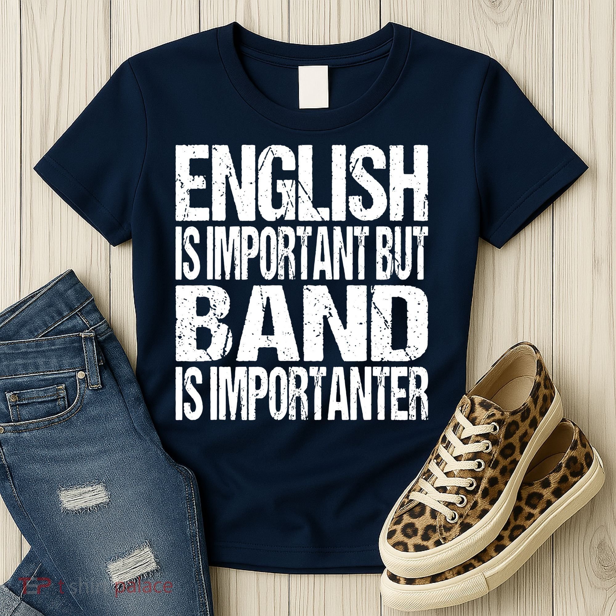 Funny School Marching Band Quote English Joke Women's T-Shirt