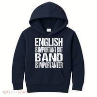 Funny School Marching Band Quote English Joke Kids Hoodie thumb 0