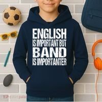 Funny School Marching Band Quote English Joke Kids Hoodie thumb 2