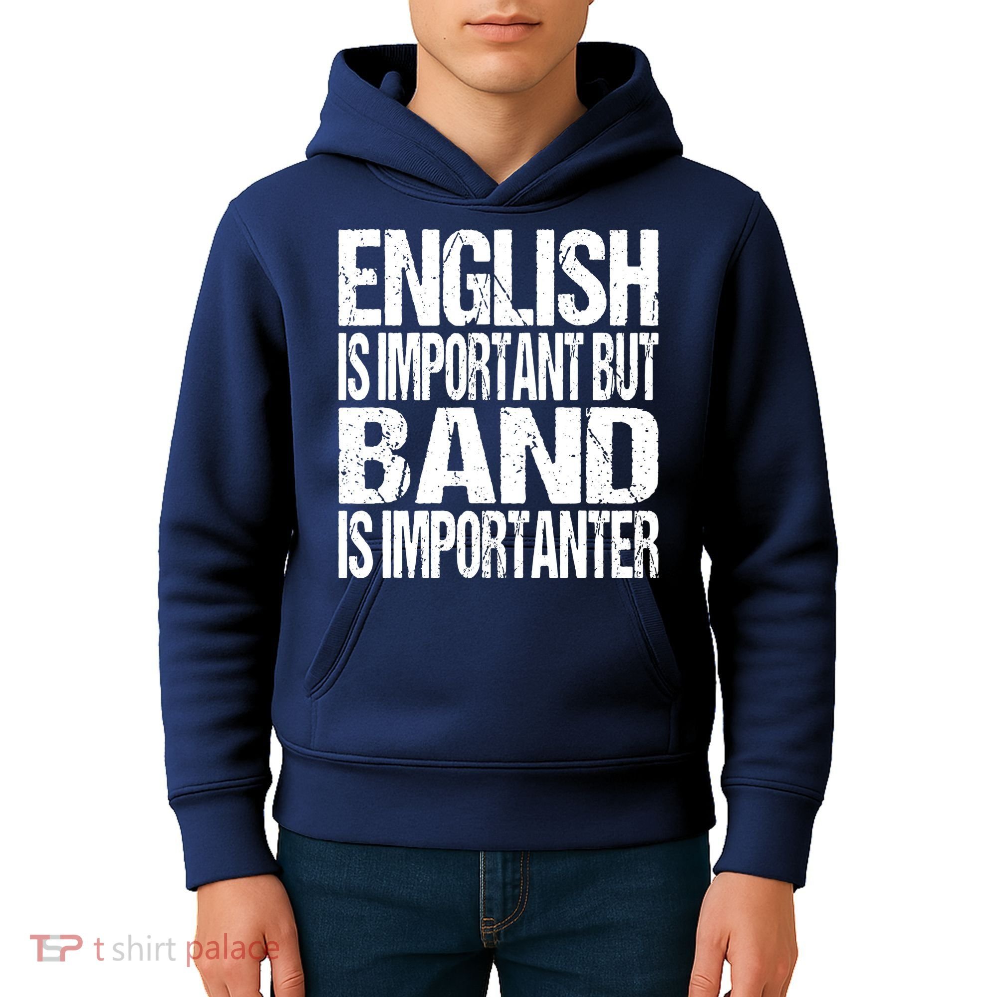 Funny School Marching Band Quote English Joke Kids Hoodie