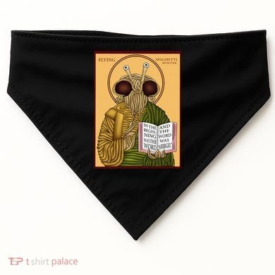 Flying Spaghetti Monster Fsm Pastafarian USA-Made Doggie Bandana
