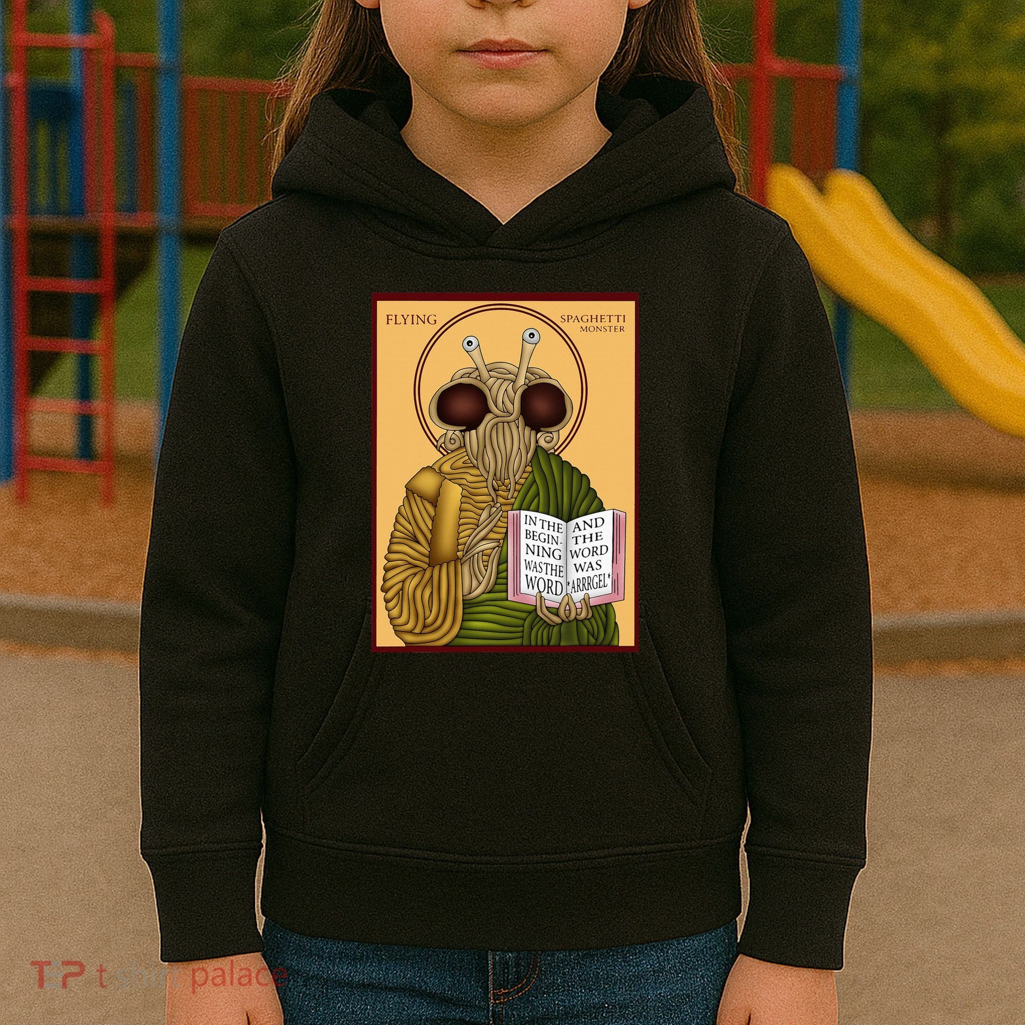 Flying Spaghetti Monster Fsm Pastafarian Kids Hoodie