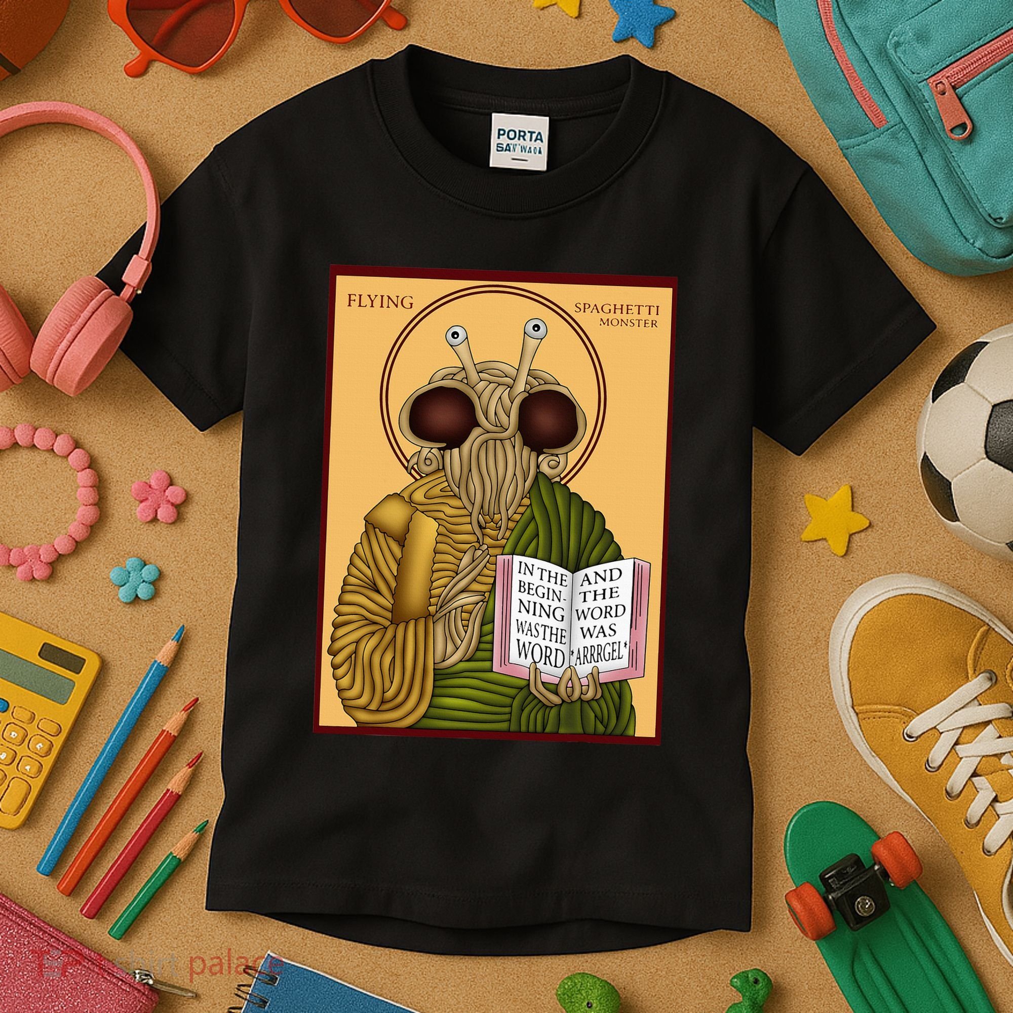 Flying Spaghetti Monster Fsm Pastafarian Kids T-Shirt
