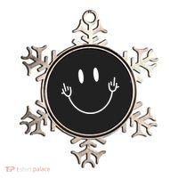 Funny Smiley Middle Finger Smile Face Ornament thumb 0