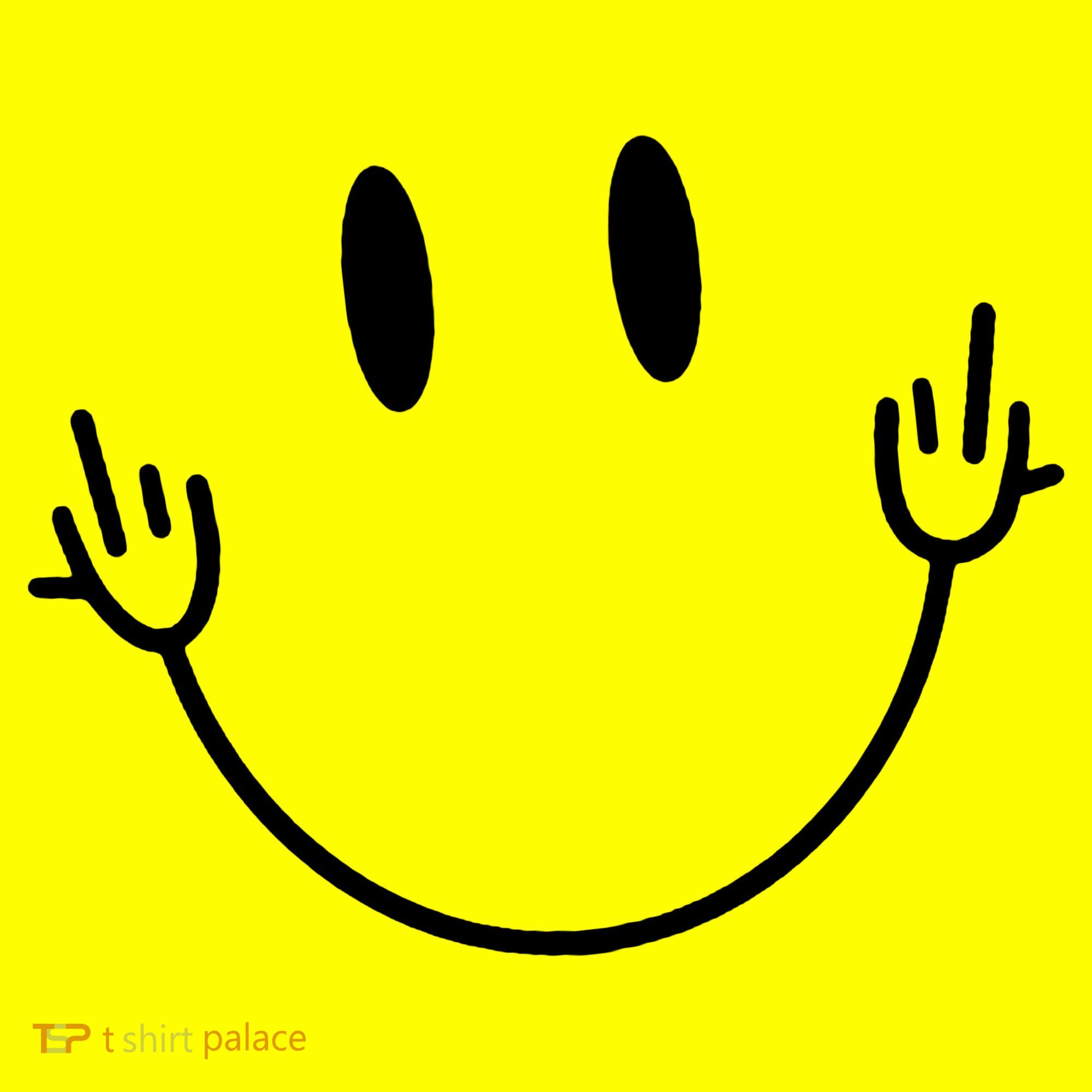 Funny Smiley Middle Finger Smile Face Hat