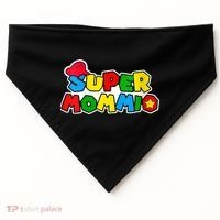 Funny Super Mommio Mother's Day Gamer USA-Made Doggie Bandana thumb 0