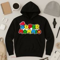 Funny Super Mommio Mother's Day Gamer Hoodie thumb 3