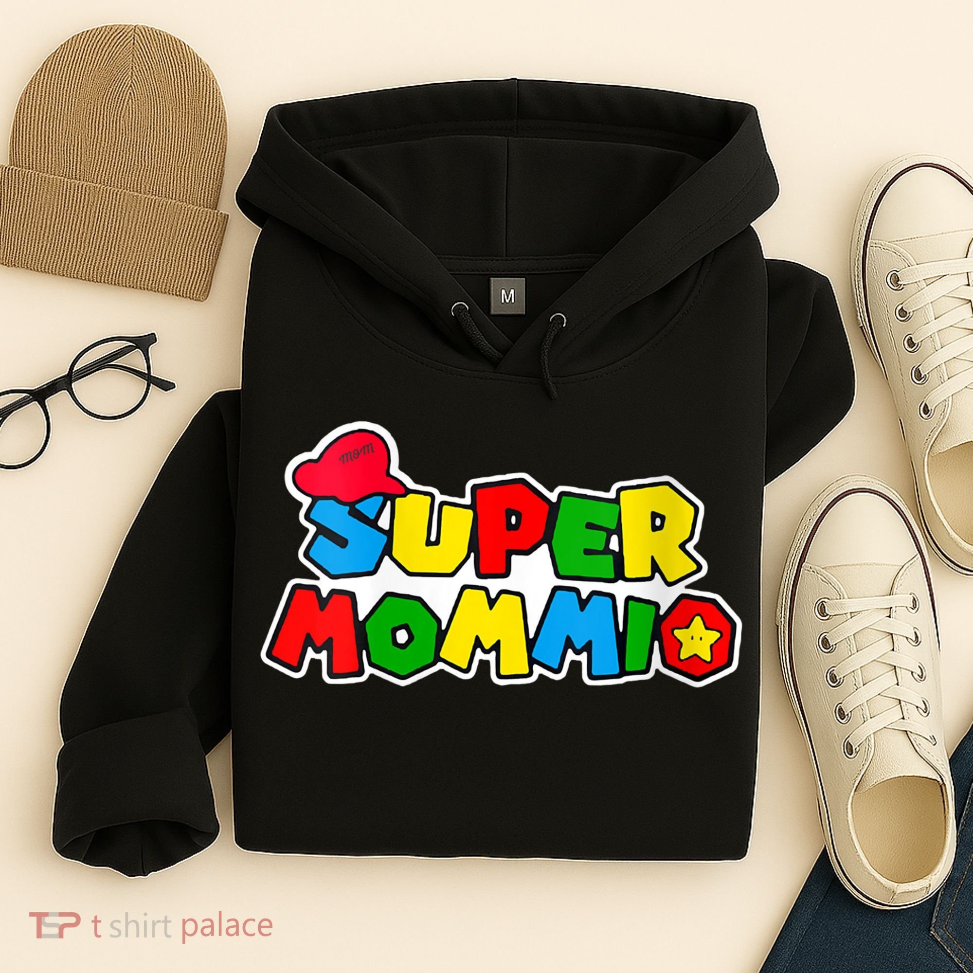 Funny Super Mommio Mother's Day Gamer Hoodie