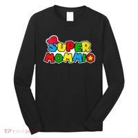 Funny Super Mommio Mother's Day Gamer Long Sleeve Shirt thumb 0