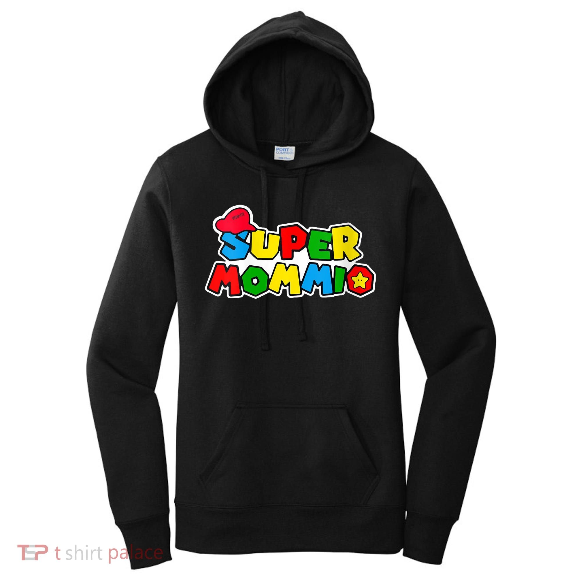 Funny Super Mommio Mother's Day Gamer Women's Hoodie