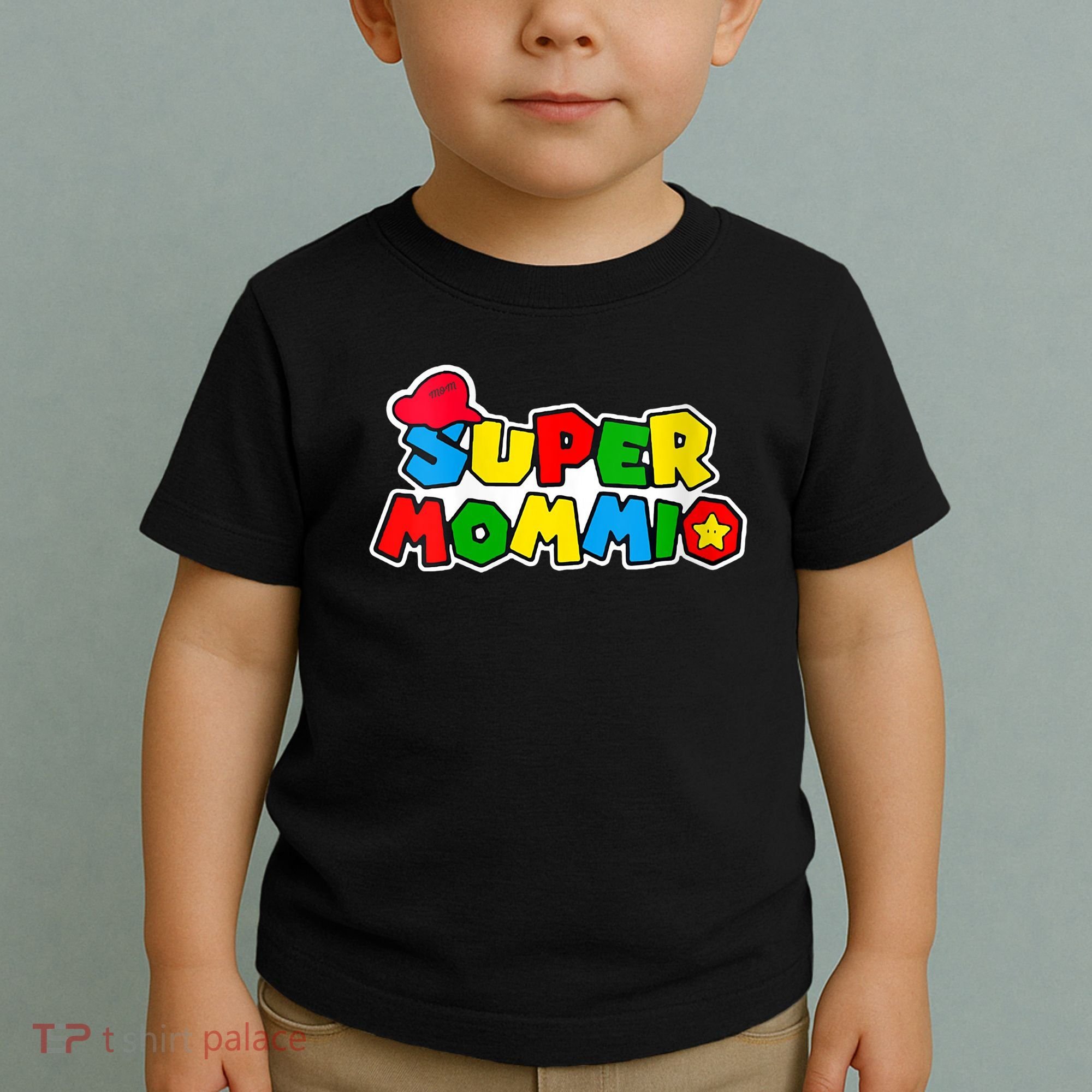 Funny Super Mommio Mother's Day Gamer Toddler T-Shirt