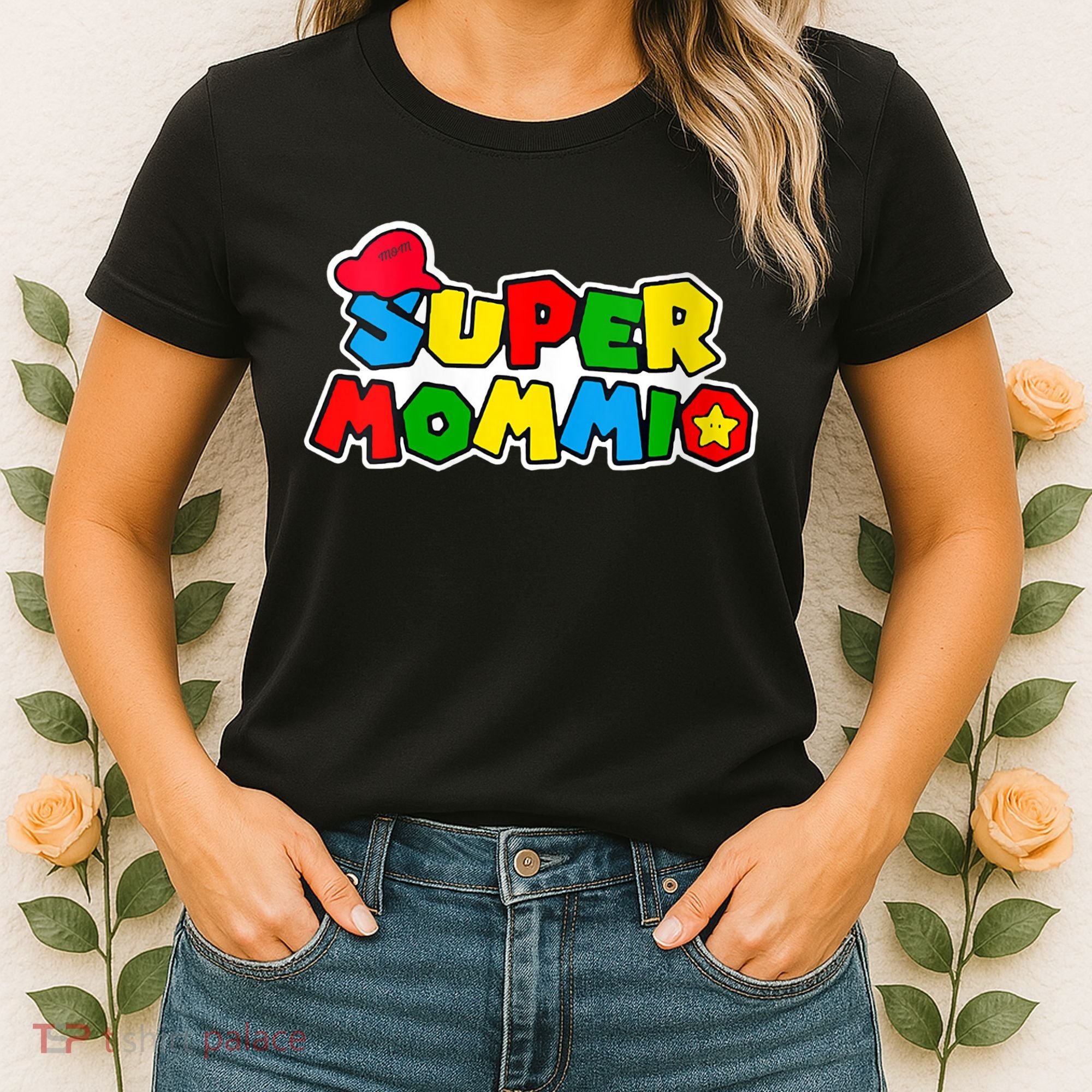 Funny Super Mommio Mother's Day Gamer Women's T-Shirt