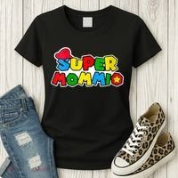 Funny Super Mommio Mother's Day Gamer Women's T-Shirt thumb 3